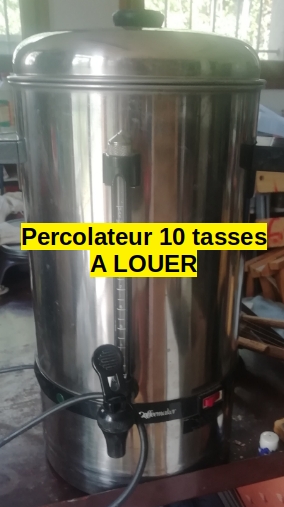 PERCOLATEUR 10 TASSES A LOUER